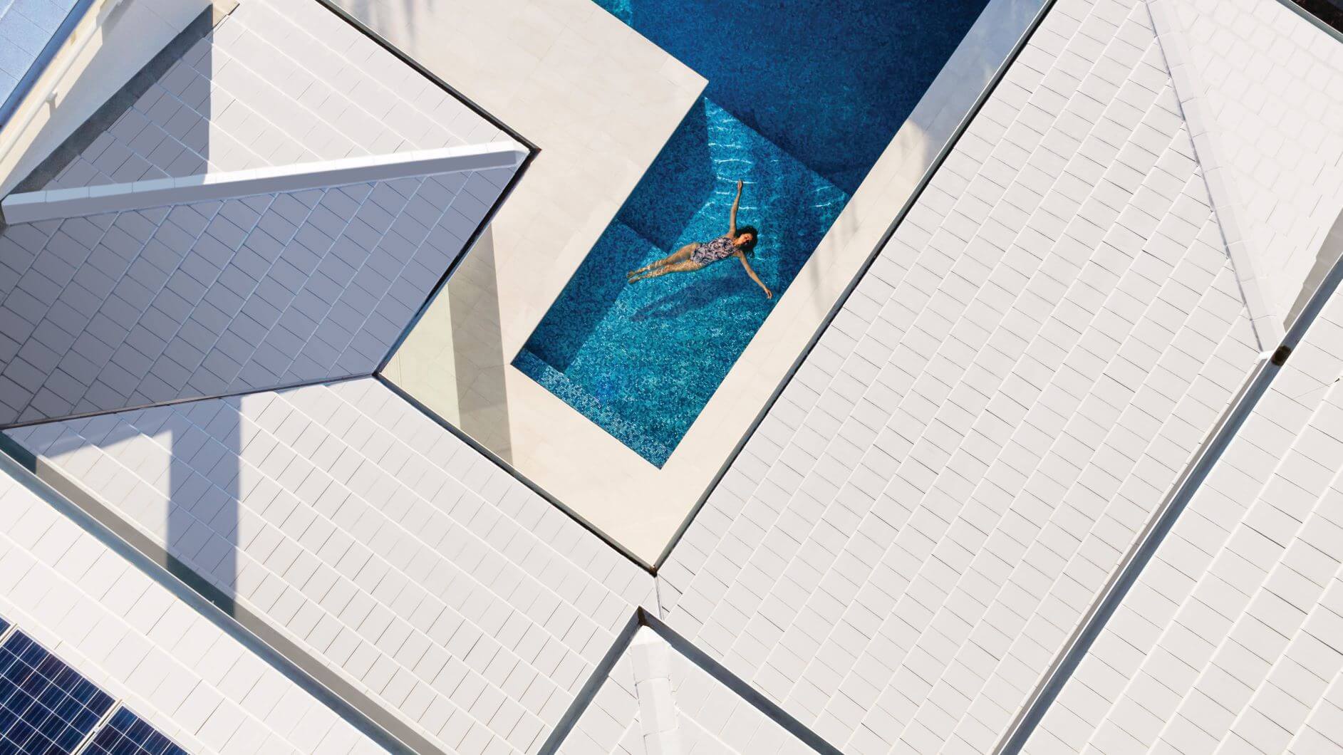 INTRODUCING THE GHOST WHITE ROOF TILE FROM LA ESCANDELLA
