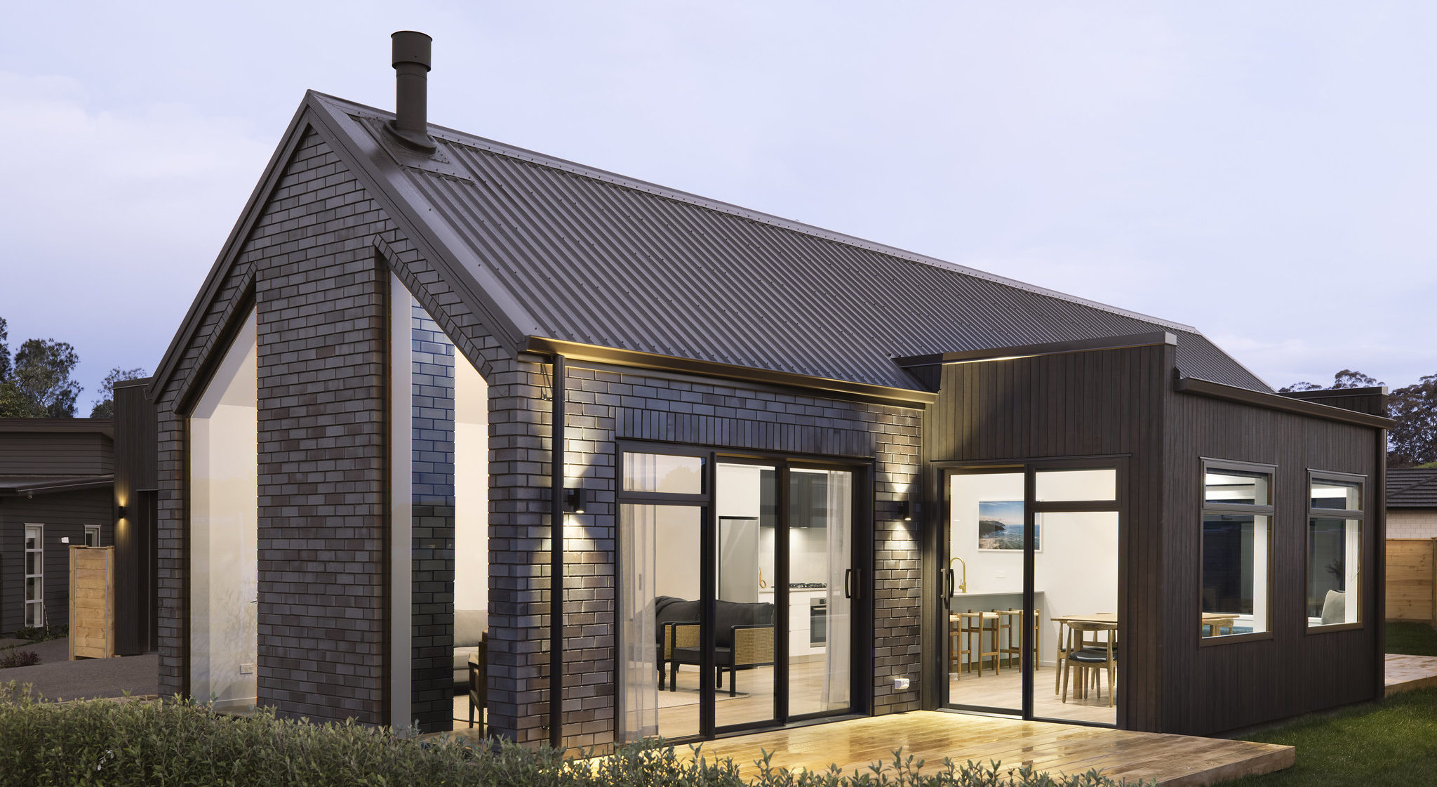 A Kiwi developer’s brick show home embodies their unique approach
